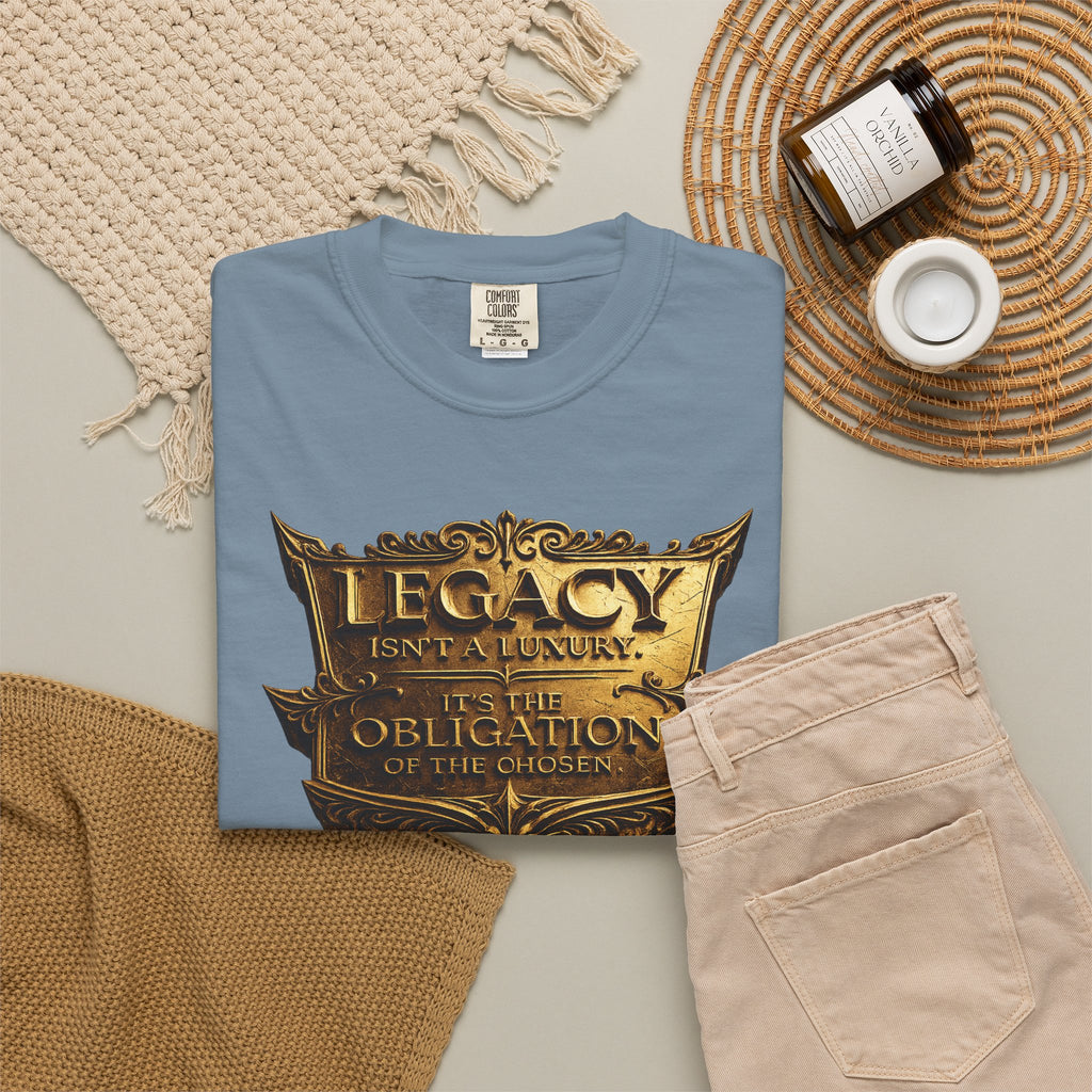 Legacy & Honor Trophy T-Shirt – "Legacy is an Obligation" Graphic Tee Printify
