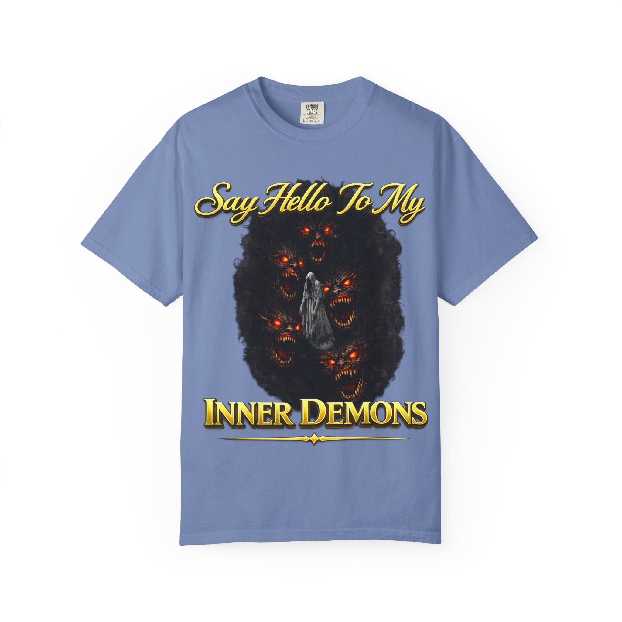 Inner Demons T-Shirt — "Say Hello To My Inner Demons" Graphic Tee Printify
