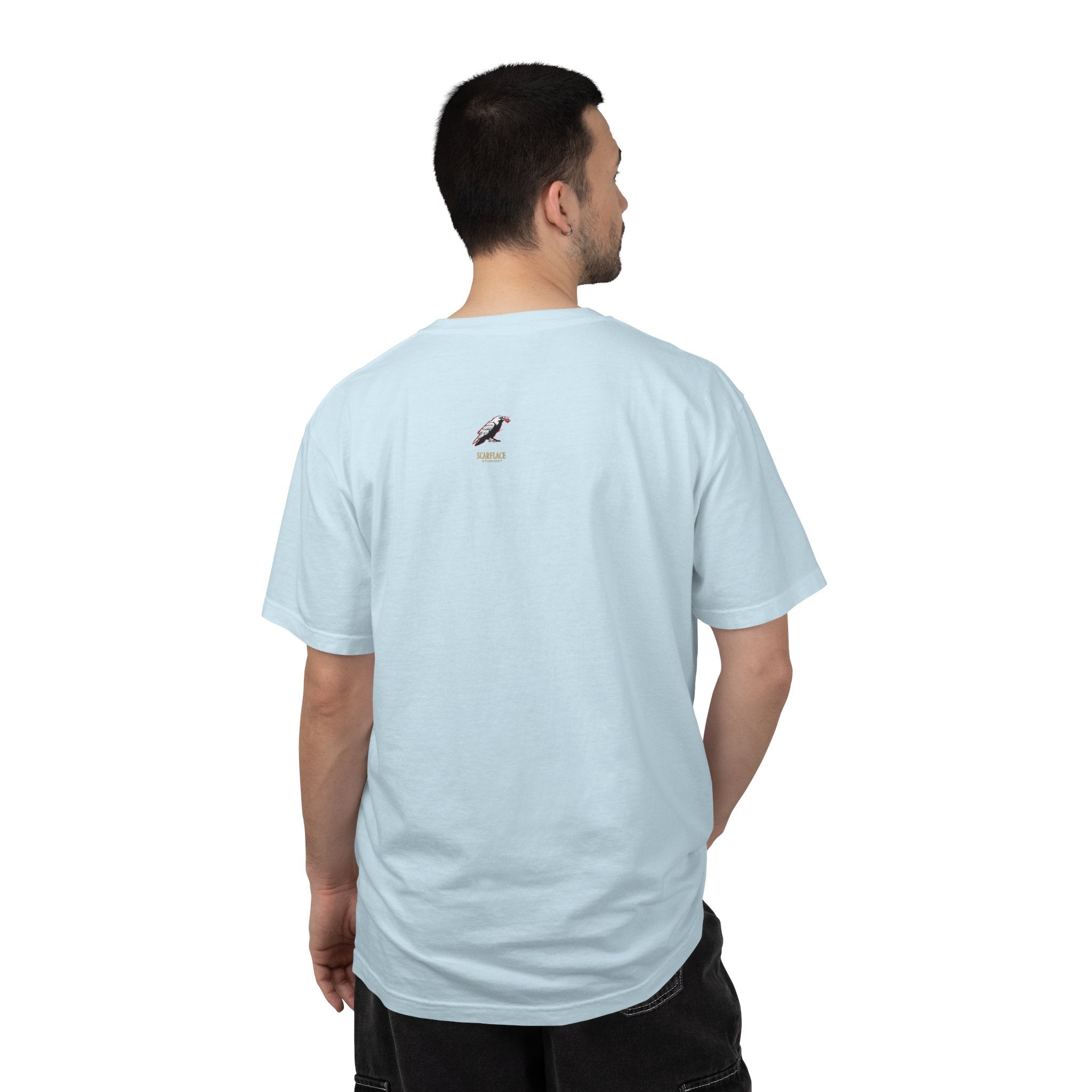 Training Warrior T-Shirt — "He Who Sweats More in Training Bleeds Less in Battle" Printify
