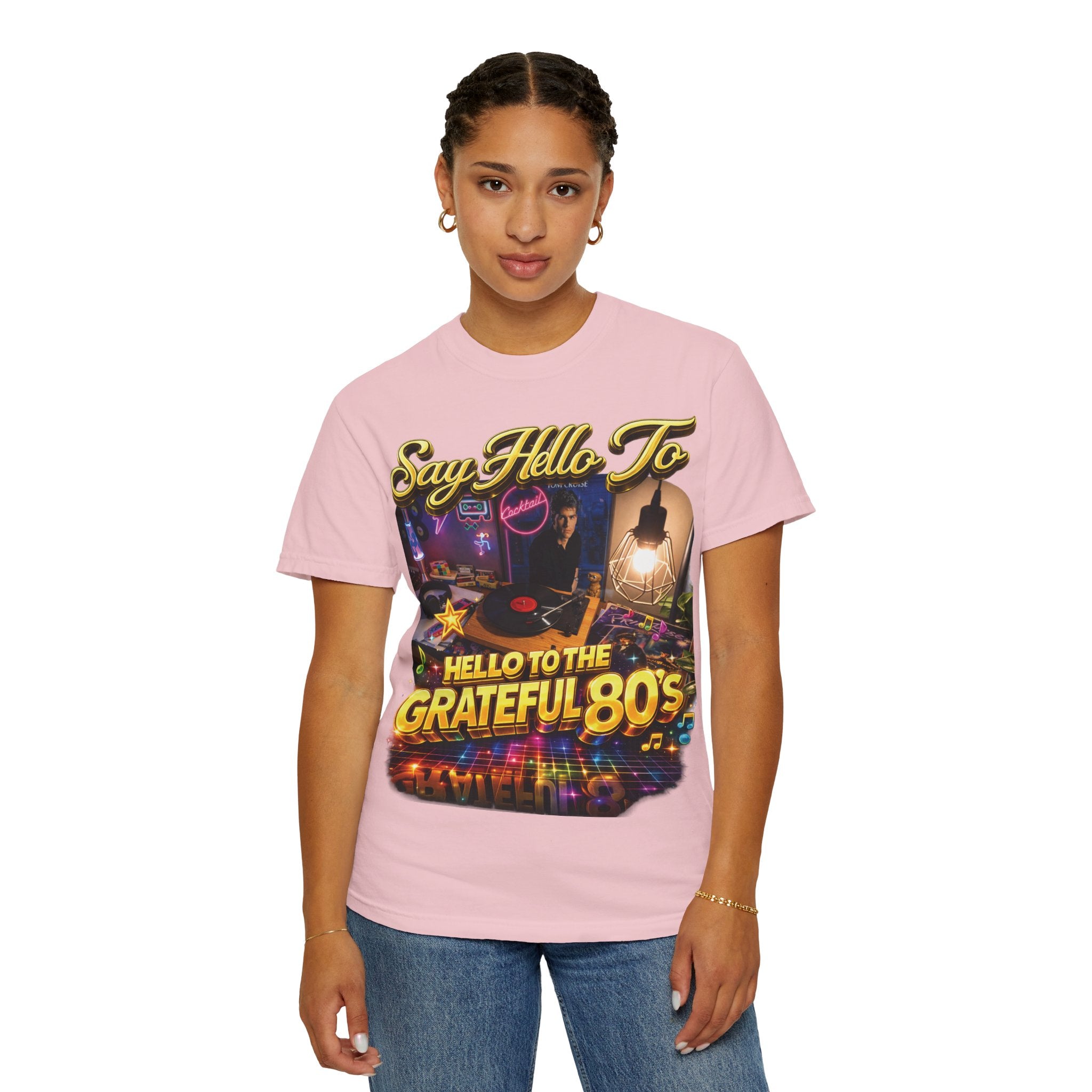 Hello to the Grateful 80s T-Shirt — Retro 1980s Music Vintage Tee Printify
