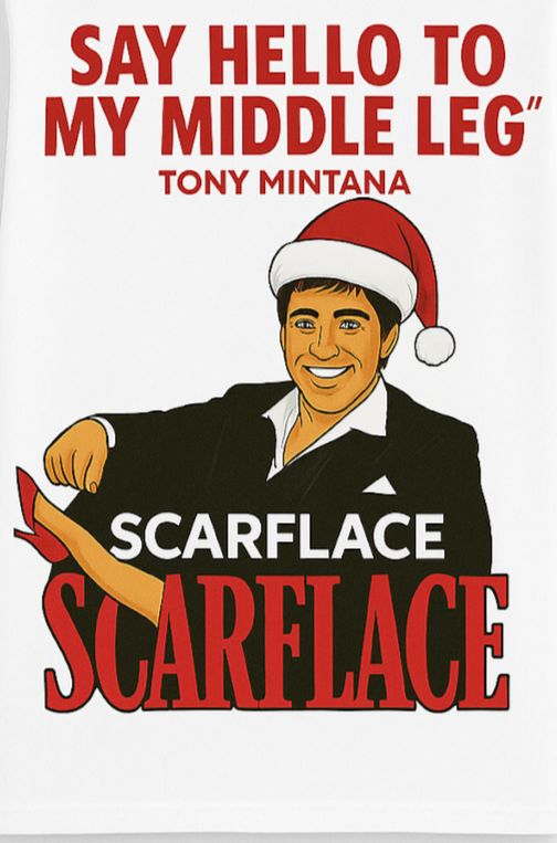 SCARFLACE XMAS T-SHIRT Scarflace Studios™